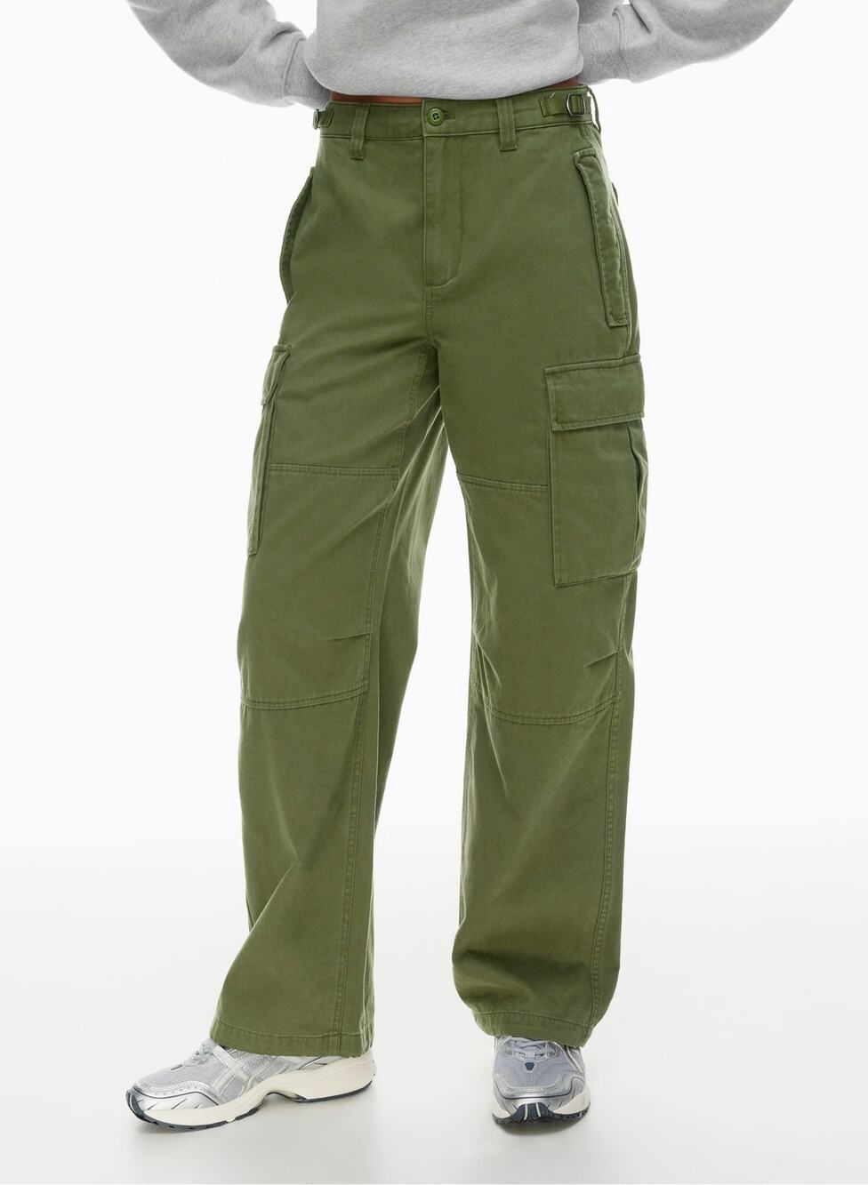 TNA Aritzia Supply Cargo Pants Olive Green Size 00